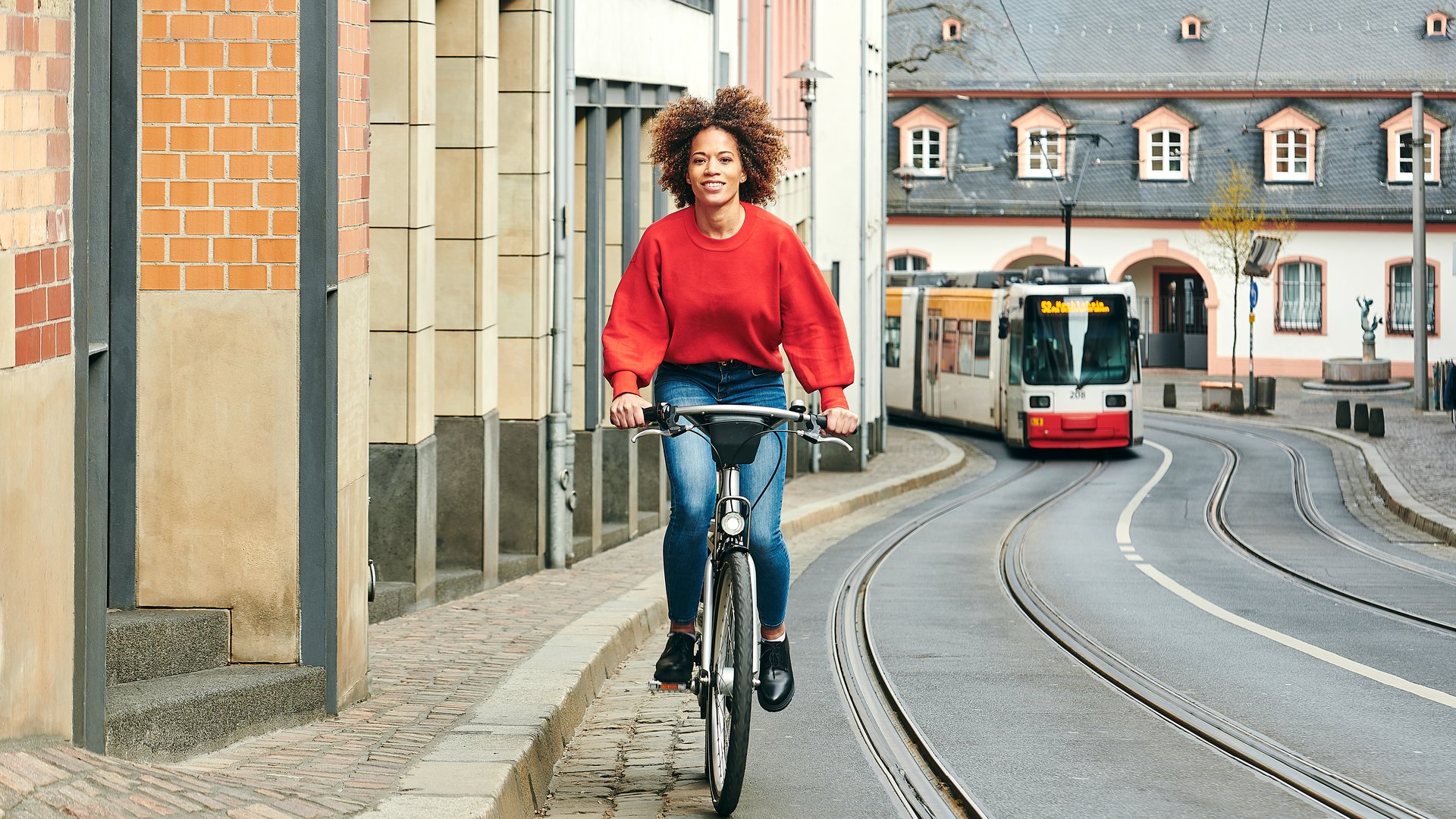 Mit dem Firmenrad kostensparend durch die Stadt.